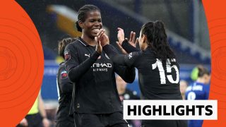WSL: Everton 1-2 Manchester City – highlights