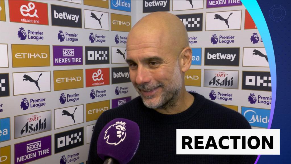 Manchester City 3-0 Liverpool: Pep Guardiola post-match interview