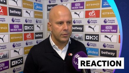 Arne Slot: City dominated first half in 3-0 defeat