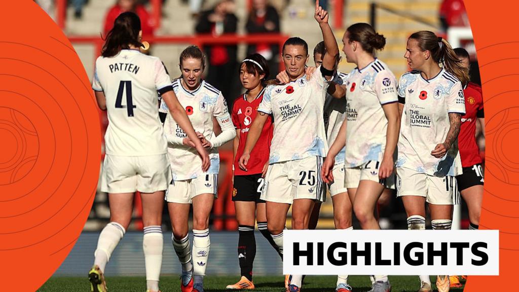 WSL: Manchester United 0-1 Aston Villa – highlights