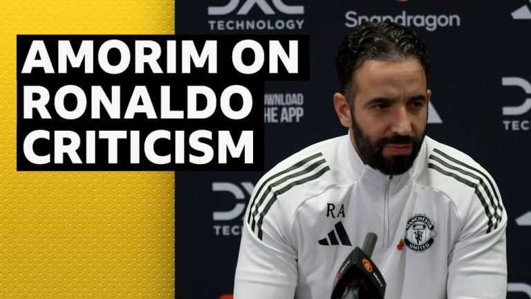 Premier League: Ruben Amorim responds to Cristiano Ronaldo comments on Manchester United