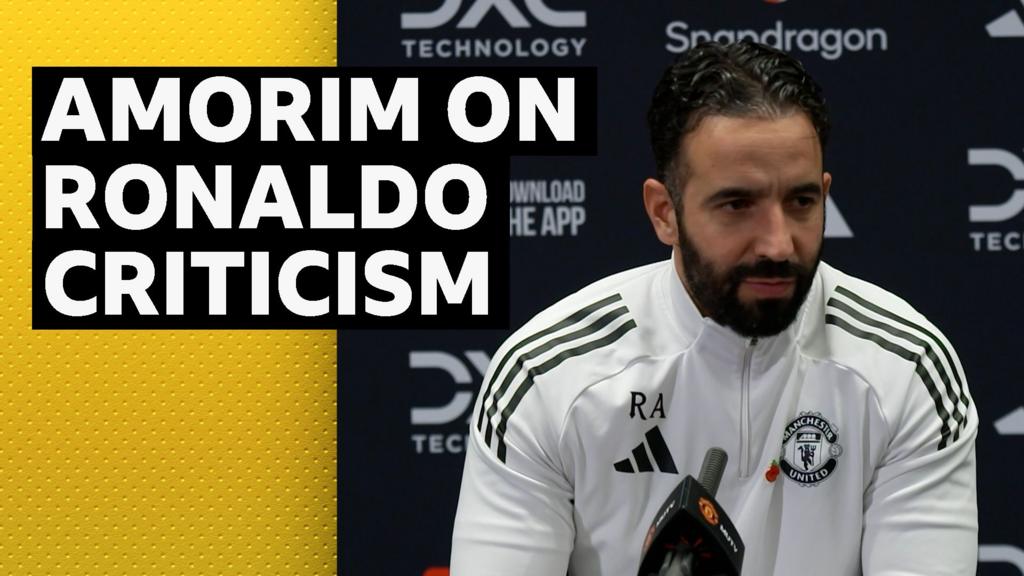 Premier League: Ruben Amorim responds to Cristiano Ronaldo comments on Manchester United